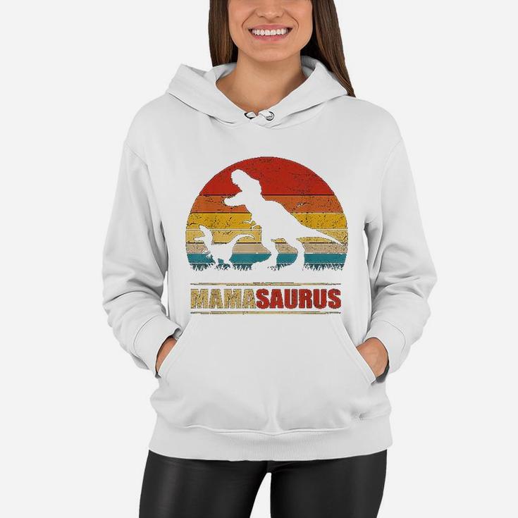 Mamasaurus T Rex Dinosaur Funny Mama Saurus Women Hoodie
