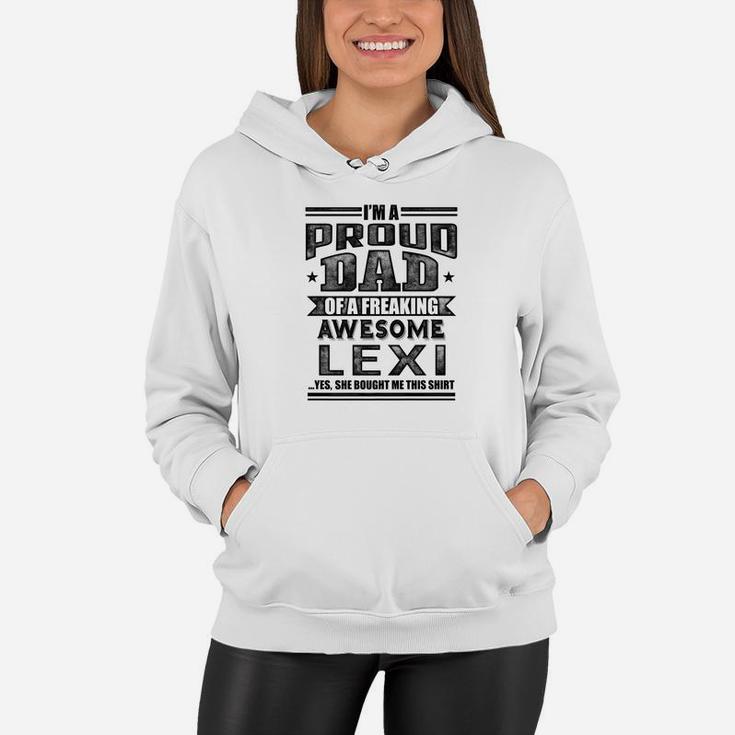 Mens Family Fathers Day Dad Daughter Lexi Name Men Women Hoodie