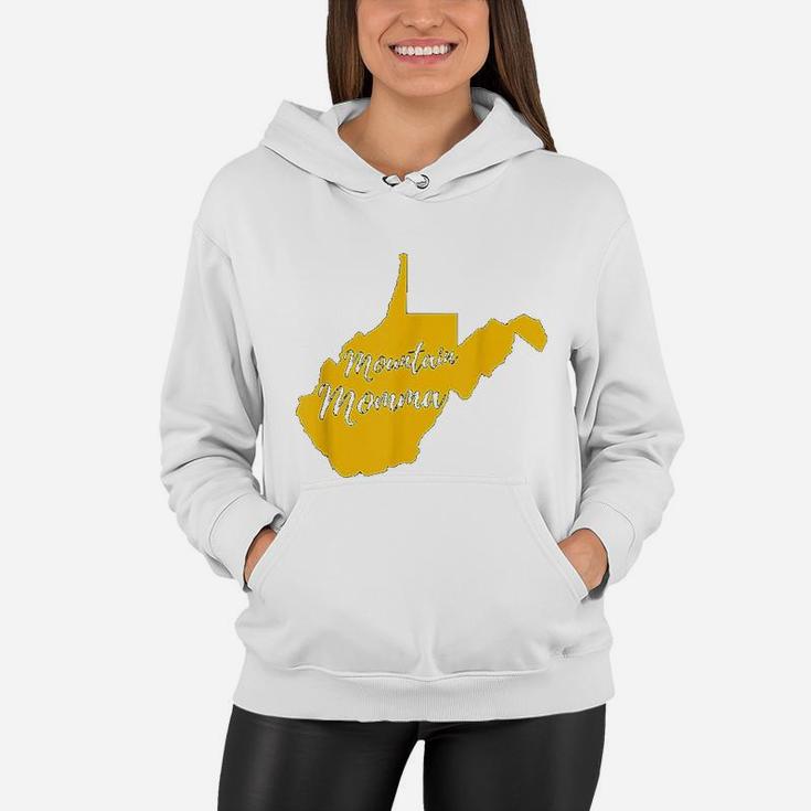 Mountain Momma West Virginia State Map Women Hoodie