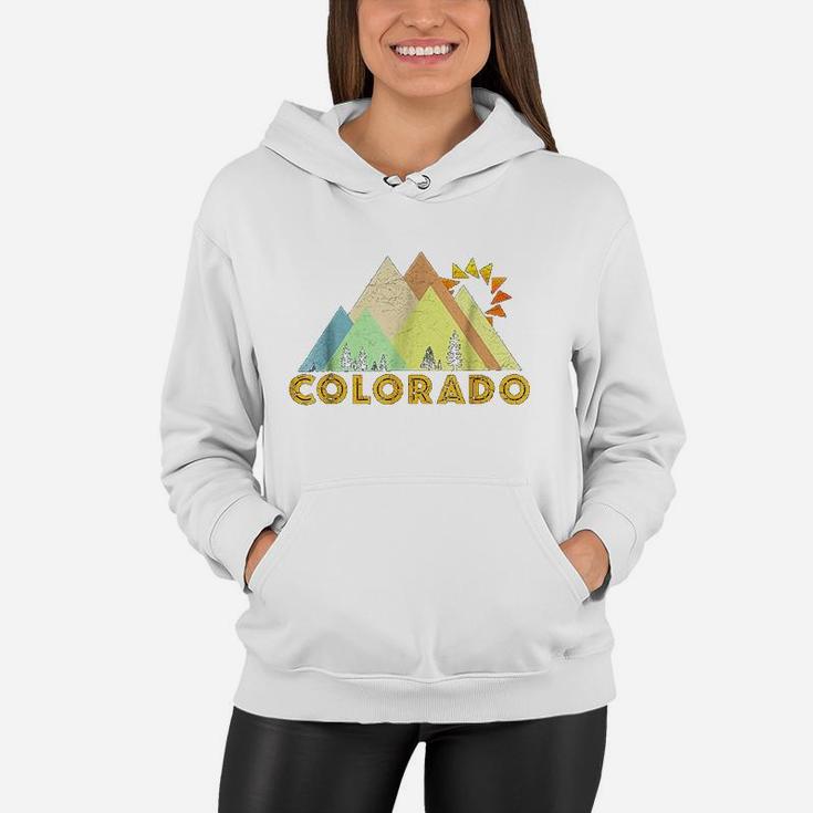 Retro Vintage Colorado Women Hoodie