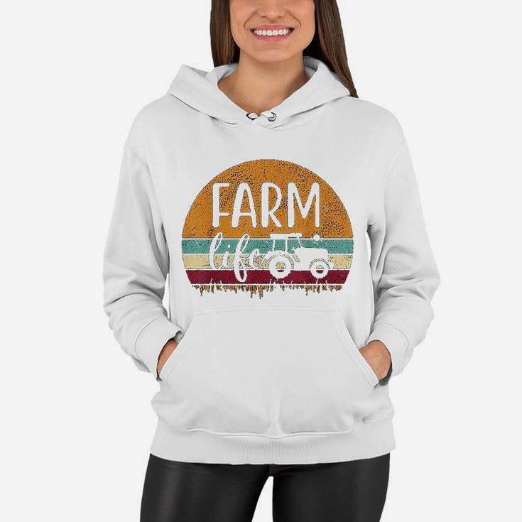 Retro Vintage Farm Life Women Hoodie