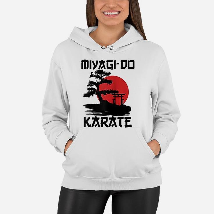 Retro Vintage Miyagi Do Karate Life Bonsai Tree Martial Arts Women Hoodie