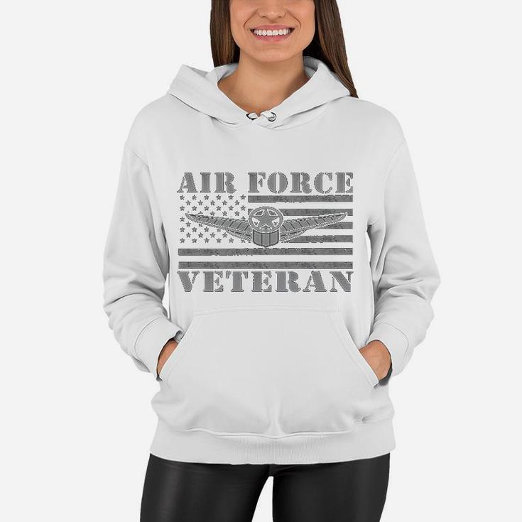Veteran Us Air Force American Flag Veterans Women Hoodie