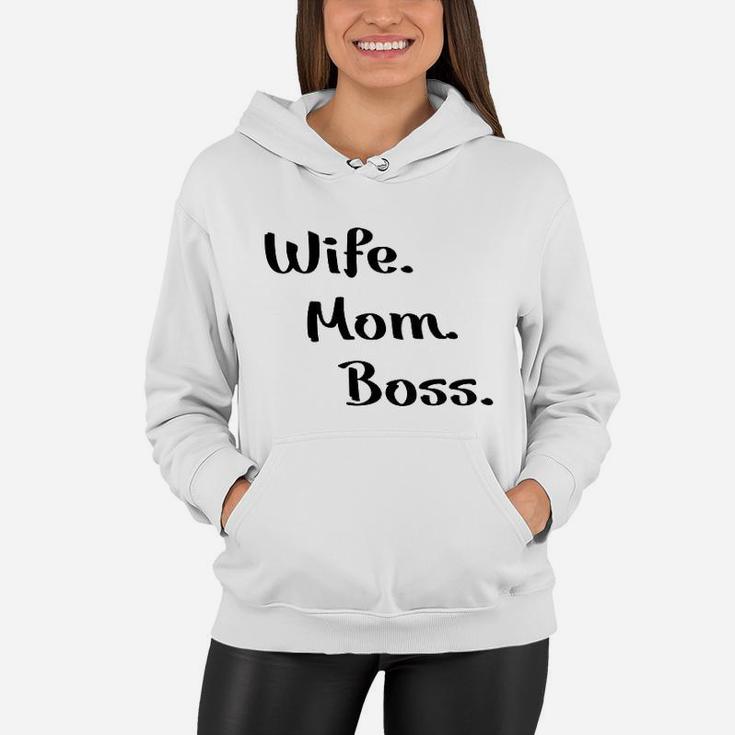 Wife Mom Boss Game Women Hoodie