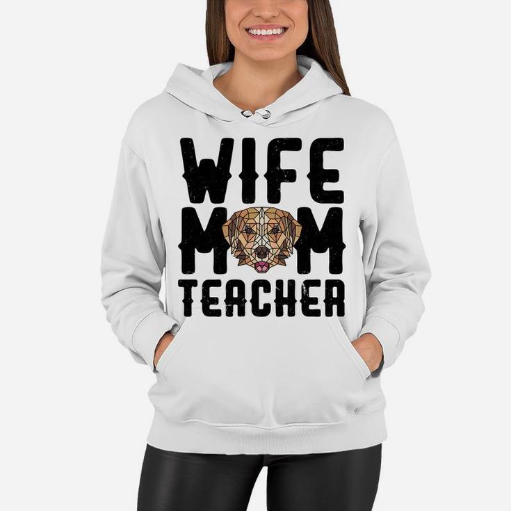 Womens Best Wife Dog Mom Teacher Mothers Day Gift 2022 Women Hoodie