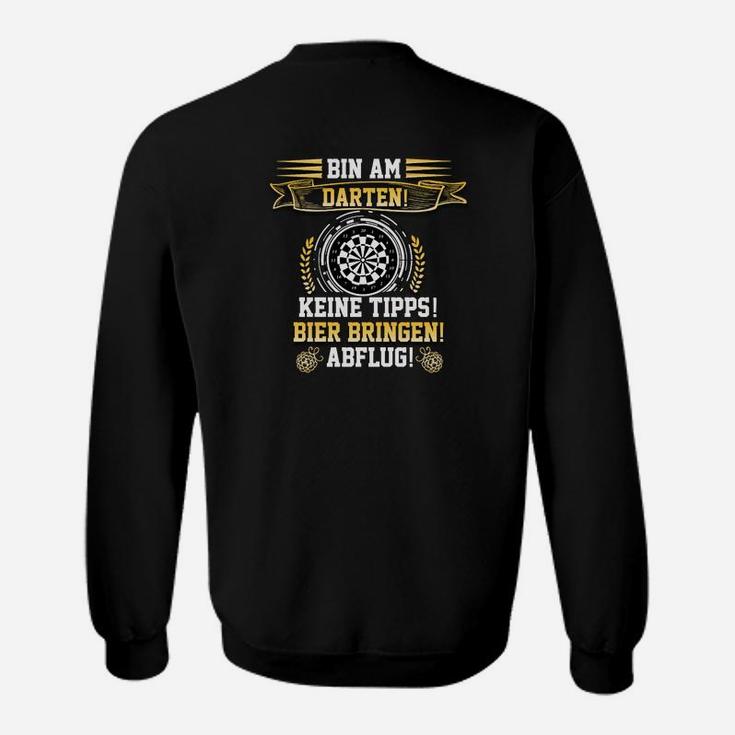 Dartspieler Sweatshirt mit Spruch, Lustiges Sweatshirt für Dart Fans