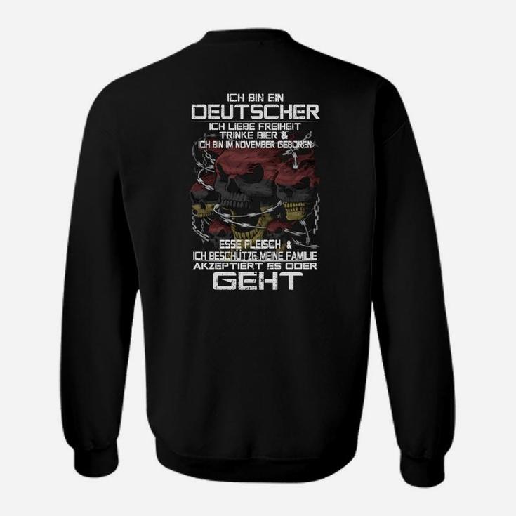 Deutscher November Geboren Sweatshirt