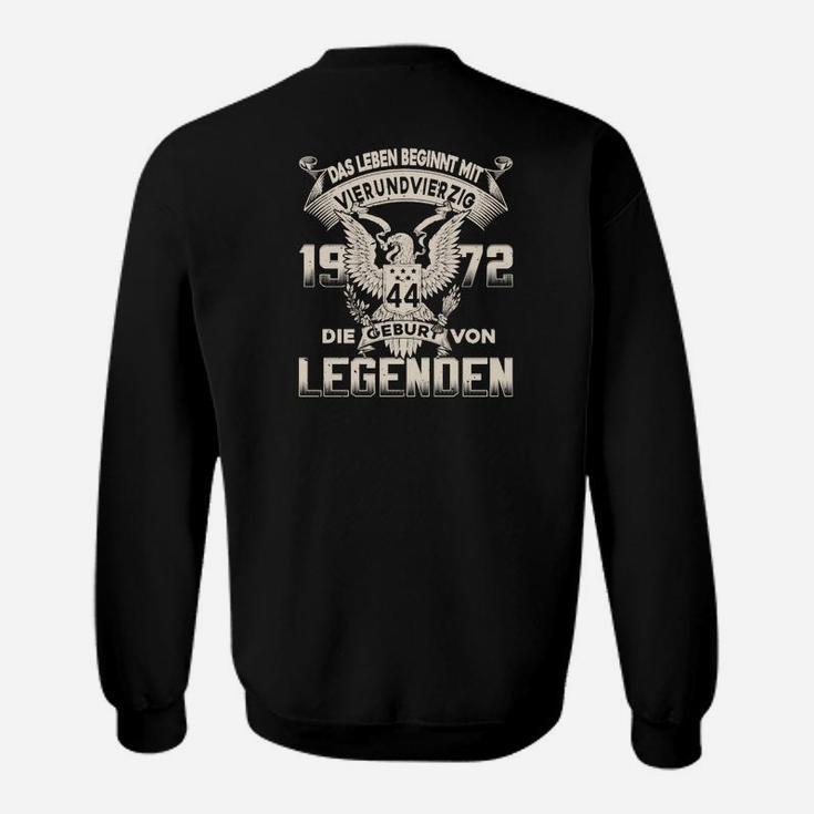 Geburt von Legenden 1972 Sweatshirt, Adler Motiv Tee