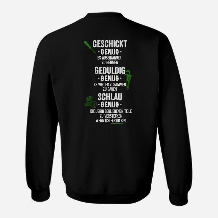 Geschickt Geduldig Schlau Sweatshirt