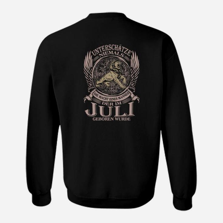 Juli Stolz Geburtstags-Sweatshirt, Adler Motiv & Slogan Design