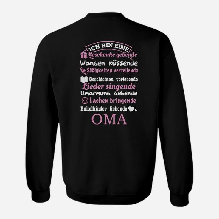 Liebevolle Oma Sweatshirt mit Herzlichen Sprüchen, Familien Geschenkidee