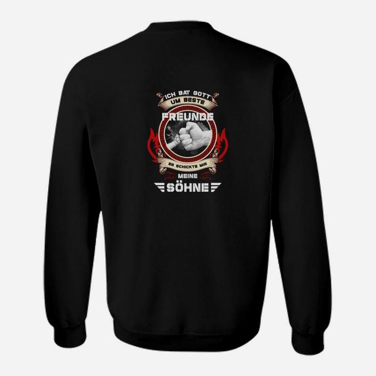 Motorradthema Sweatshirt für den Sohn, Schwarz, Herren