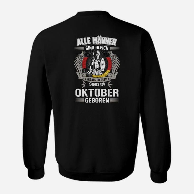 Oktober Geburtstag Herren Sweatshirt mit Adler Motiv, Beste Männer