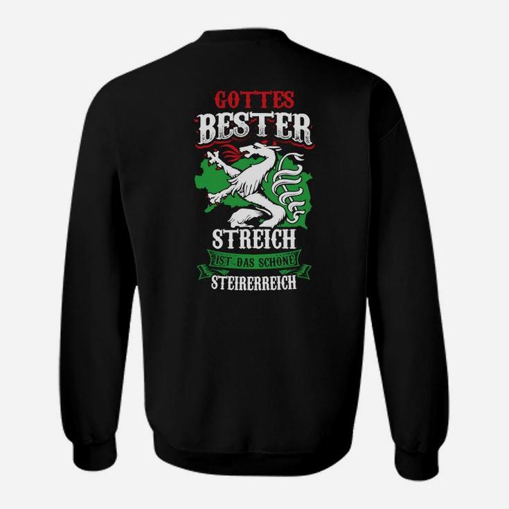 Österreichischer Adler Schwarzes Sweatshirt: Steierreich Motiv