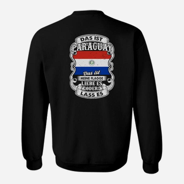 Paraguay Stolz Schwarzes Sweatshirt, Patriotischer Spruch Design