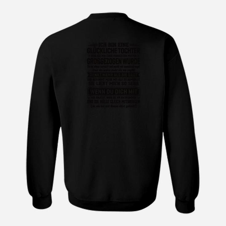 Schwarzes Herren Sweatshirt mit Rundhalsausschnitt, Basic-Look