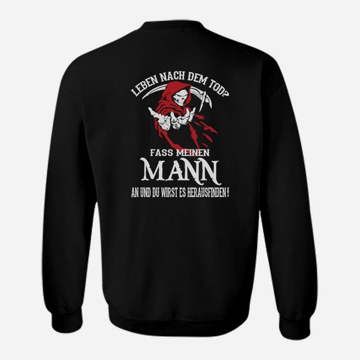 Schwarzes Männer Sweatshirt mit lustigem Piratenspruch und Motiv