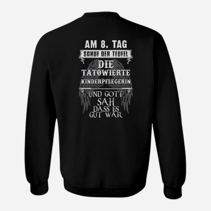 Tätowiette Kinderpflegerin Sweatshirt