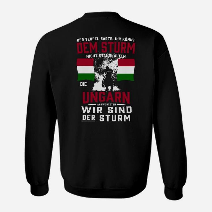 Ungarisches patriotisches Sweatshirt, Motiv Wir sind der Sturm