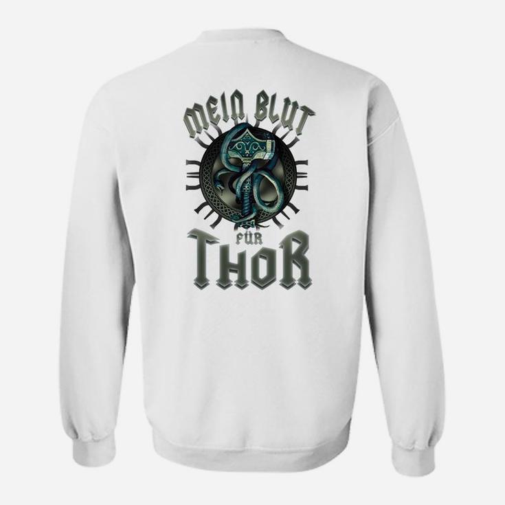 Herren Sweatshirt Thor Mythologie, Mein Blut für Thor Design
