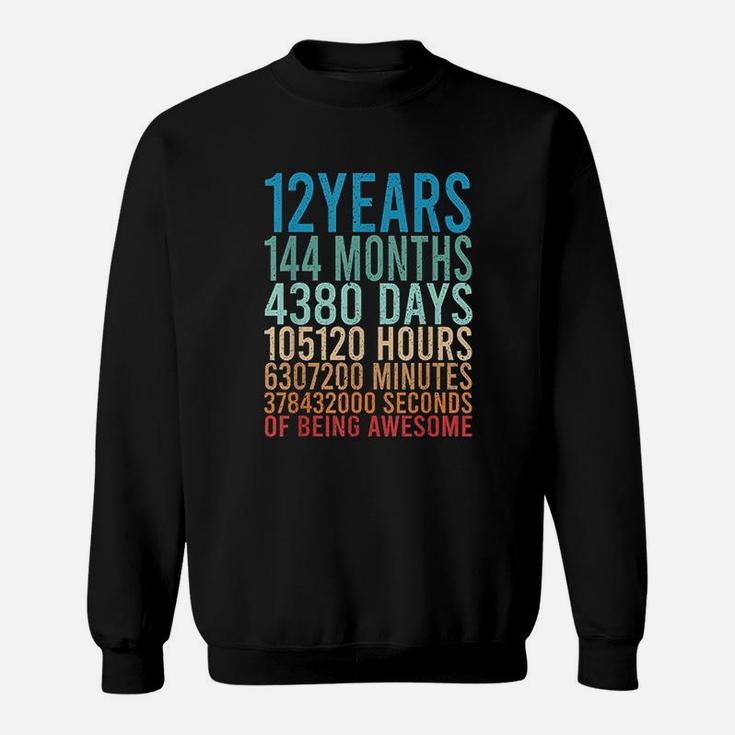 1878 Years Old 1878th Birthday Gift Vintage Retro 144 Months  Sweat Shirt