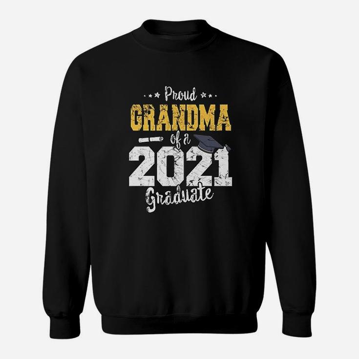 2021 Graduation Grandma Gift Proud Grandma Of 2021 Graduate Sweat Shirt
