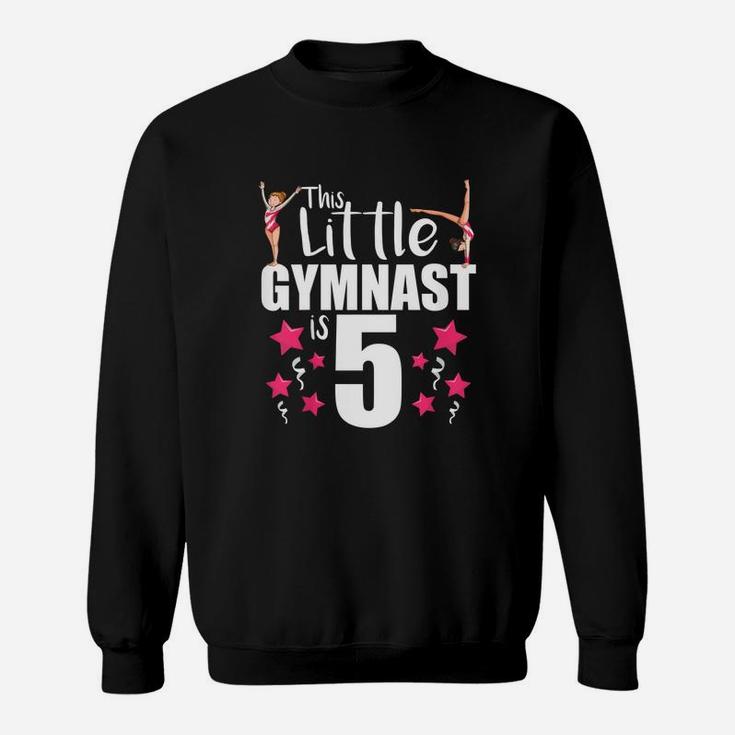 5 Year Old Gymnast Birthday Tumbling Gymnastics 5th Gift  Sweatshirt