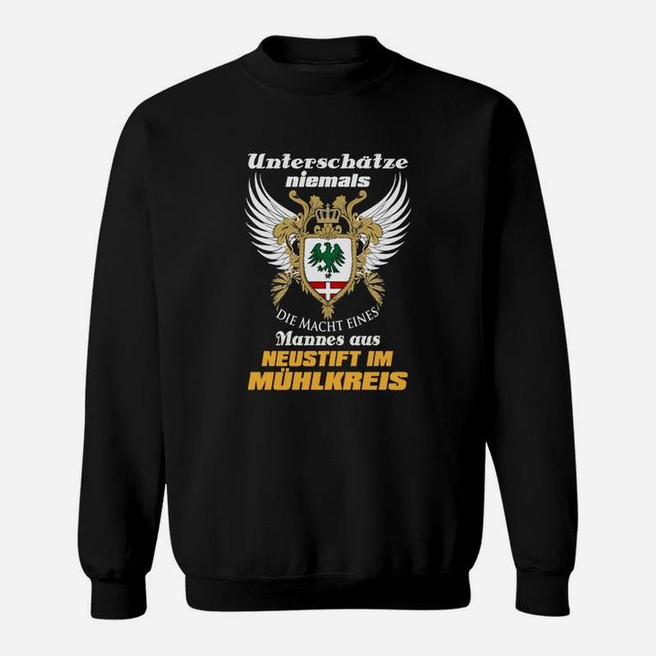 Adler Motiv Herren Sweatshirt Macht eines Mannes aus Neustift