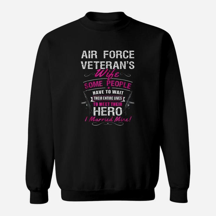 Air Force Veterans Wife Sweat Shirt