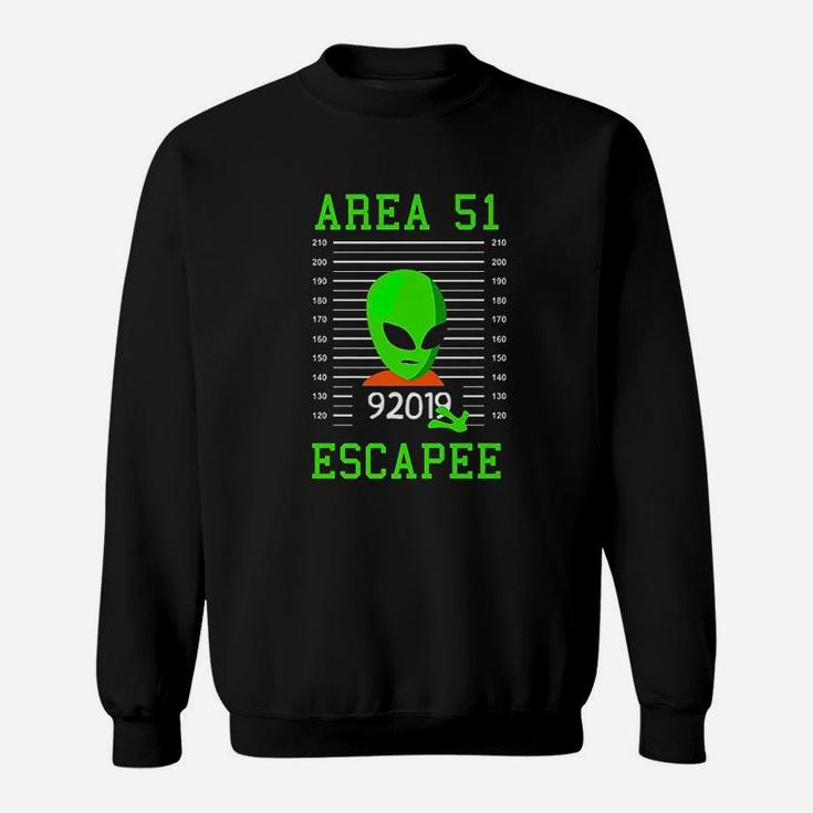Alien Escapee Area 51 Cute Vintage Halloween Sweat Shirt