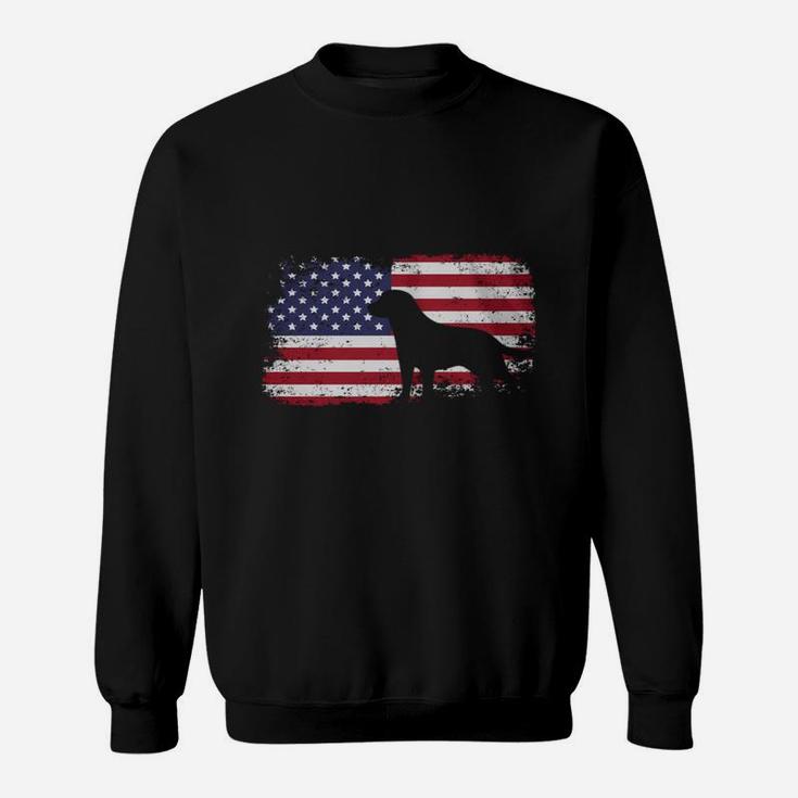 American Flag Labrador Shirt - Usa Flag Labrador Shirt Sweatshirt