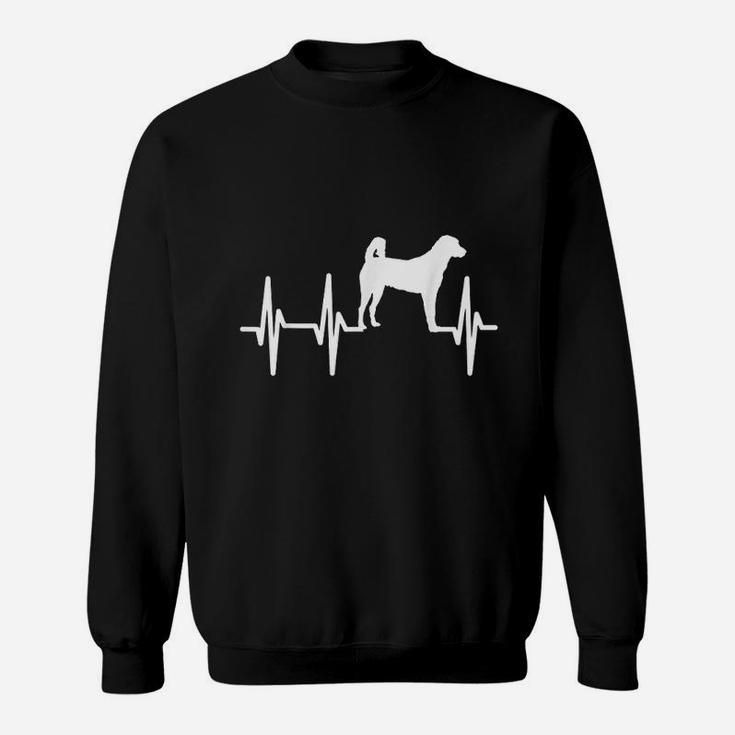 Anatolian Shepherd Heartbeat Dog Mom Dad Pet Gift Sweat Shirt