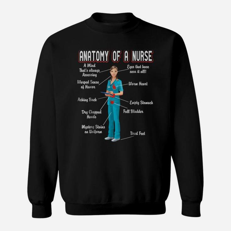 Anatomy Of A Nurse Best Gift For National Nurses Week 2020 Sweat Shirt