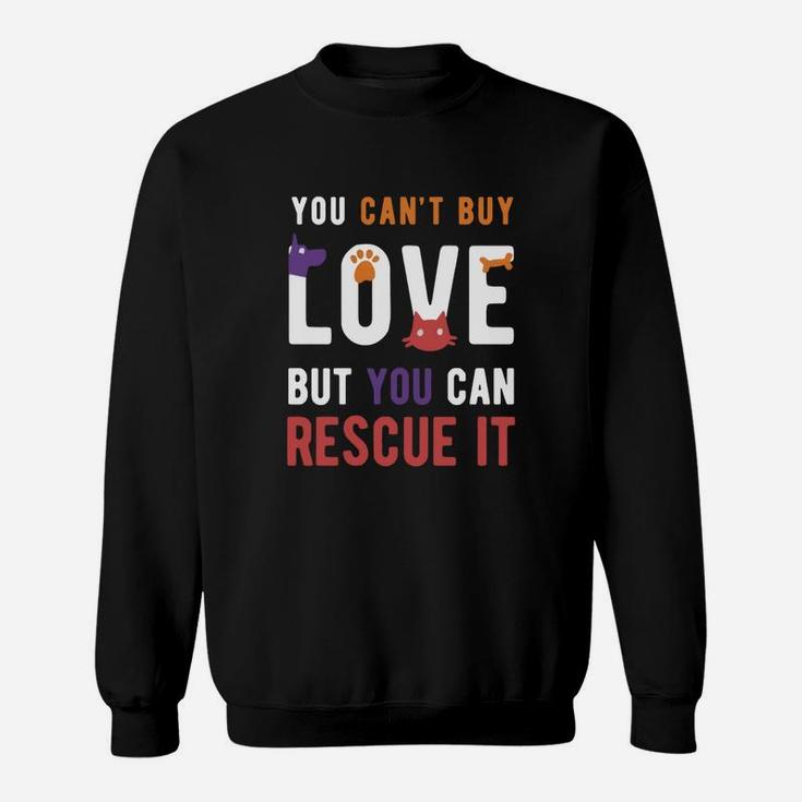 Animal Lover Rescue Love Animal Rescue T Shirt T-shirts Sweat Shirt