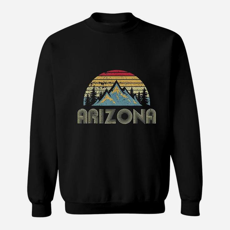 Arizona Retro Vintage Mountains Nature Hiking Sweat Shirt