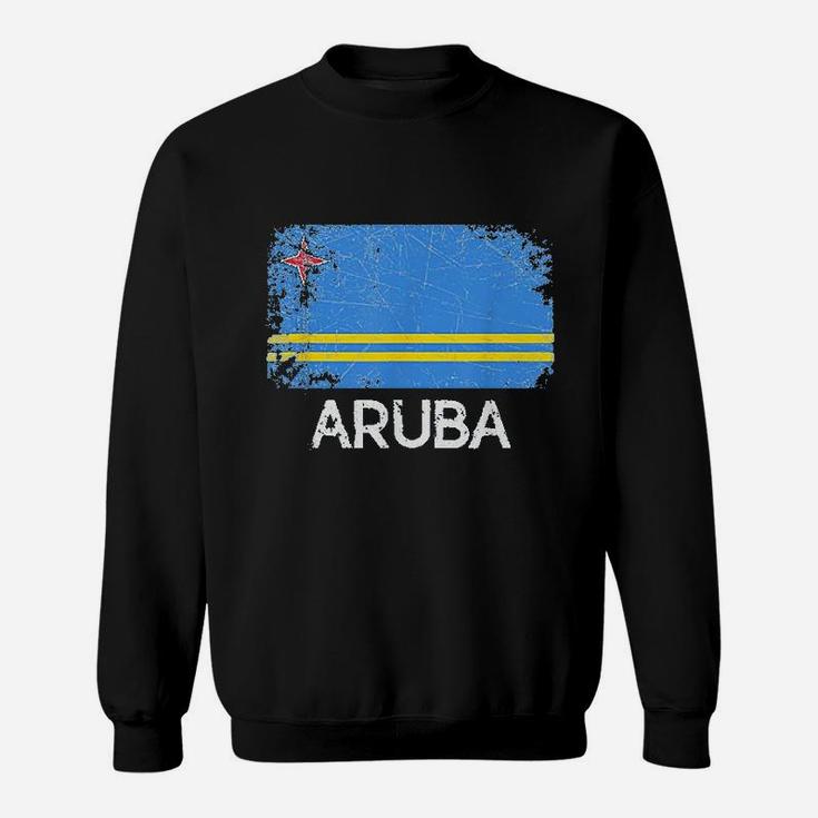 Aruban Flag Vintage Made In Aruba Gift Sweat Shirt