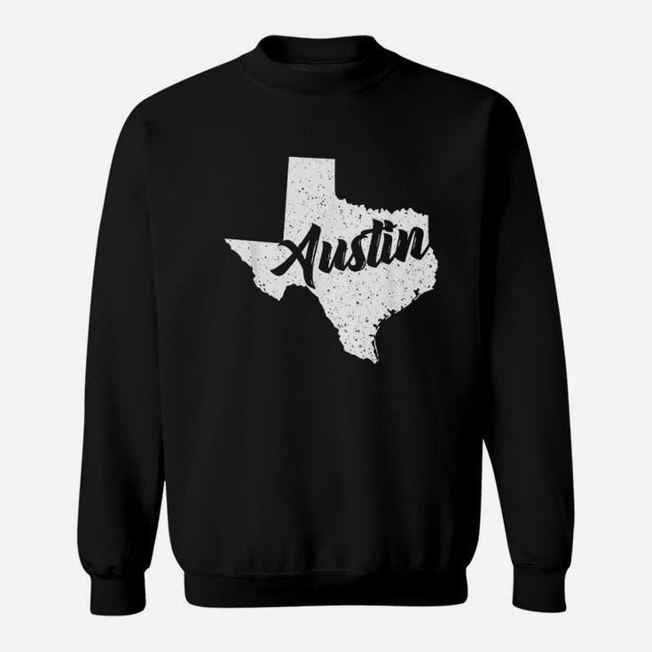 Austin Texas Gift Native Vintage Retro State Sweat Shirt