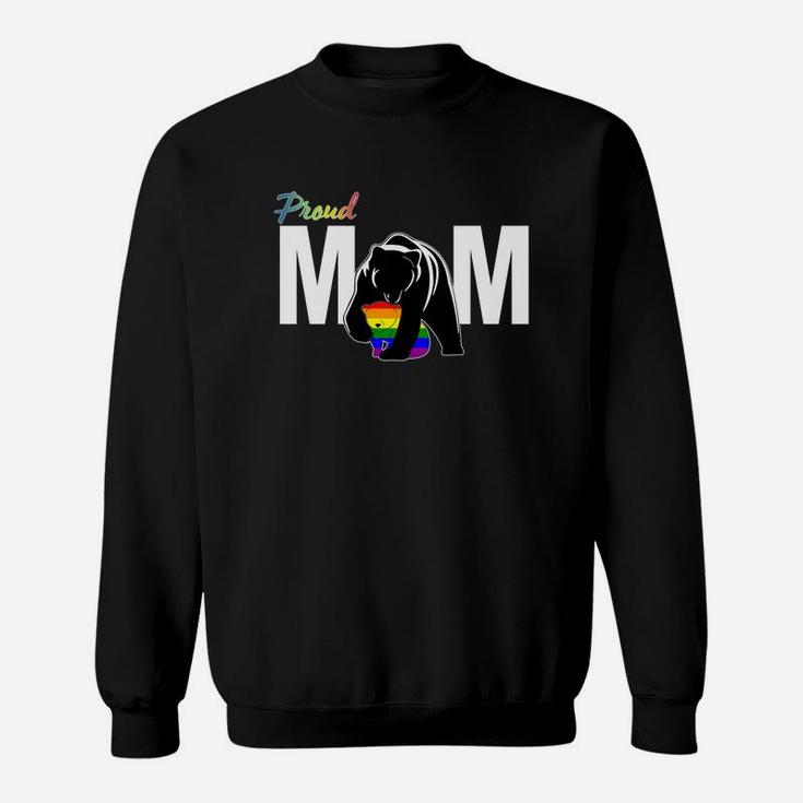 Bear Proud Mom Lgbt Pride Sweat Shirt