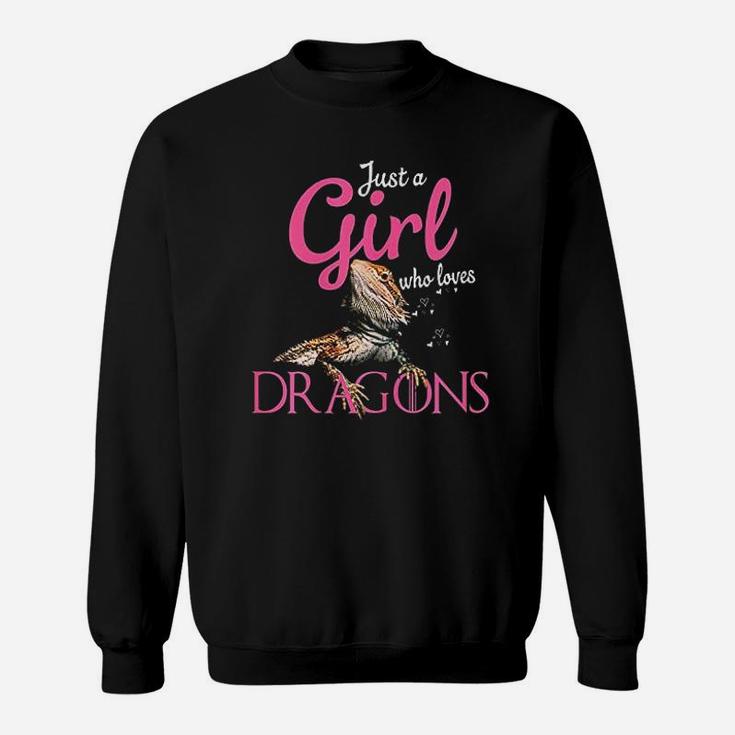 Bearded Dragon Just A Girl Who Loves Bearded Dragon Sweat Shirt