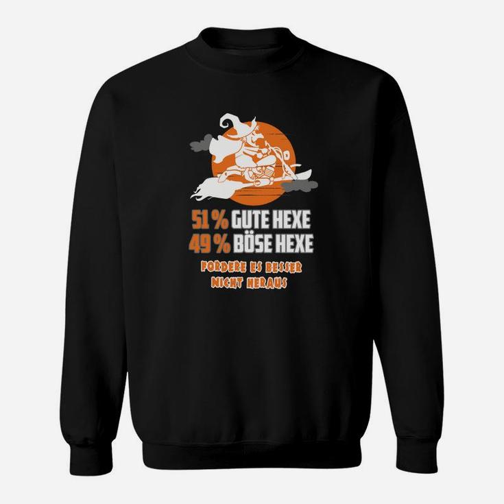 Beschränkung Gute Böse Hexe Motorrad Sweatshirt