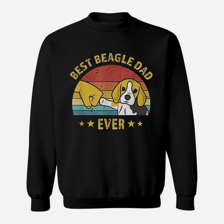 Best Beagle Dad Ever Retro Vintage Gift Sweat Shirt