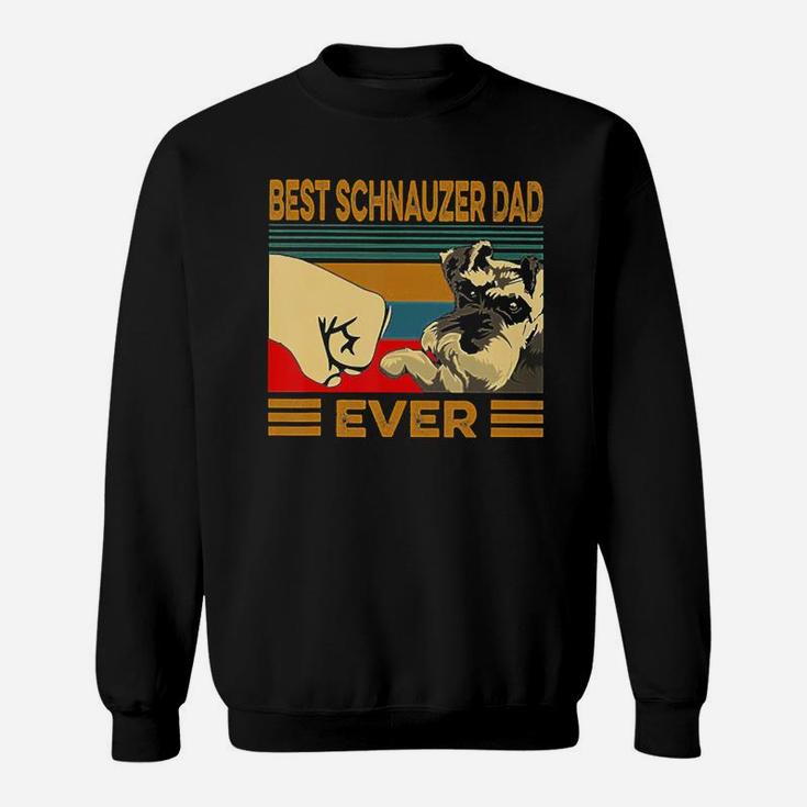 Best Schnauzer Dad Ever Retro Vintage T-shirt Sweat Shirt