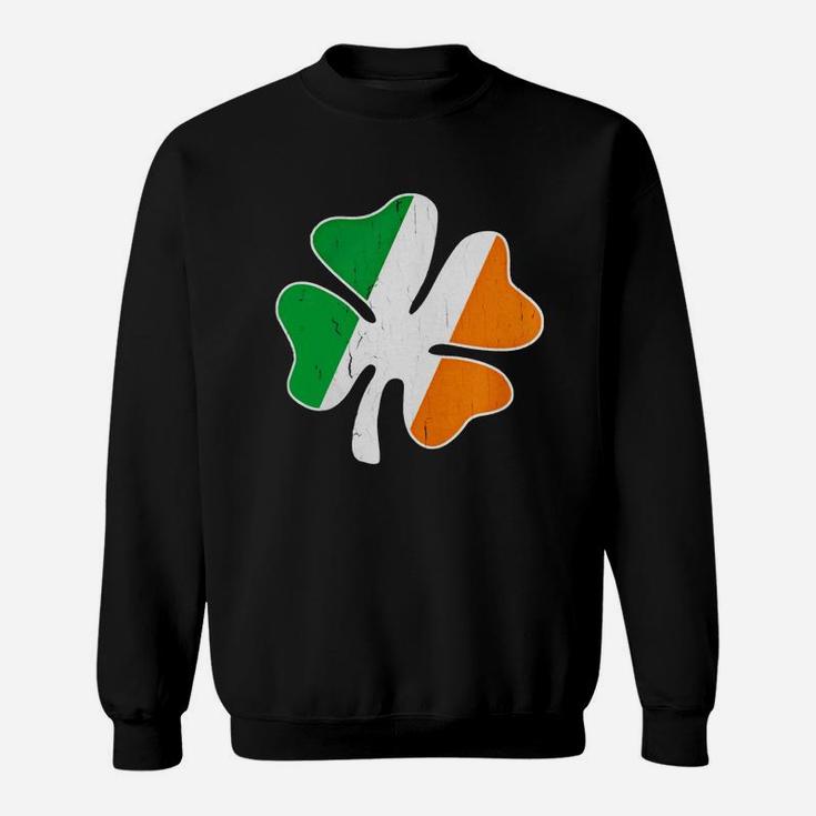 Big Vintage Irish Flag Shamrock T-shirt Sweat Shirt