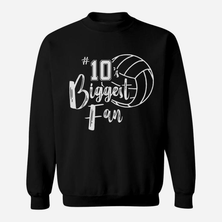 Biggest Fan Volleyball Mom Volleyball Dad Sweat Shirt