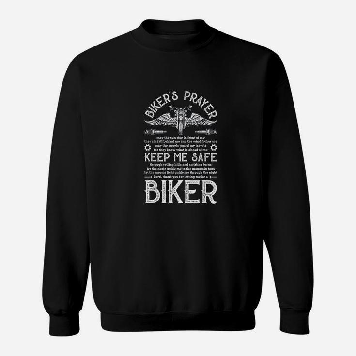 Bikers Prayer Vintage Motorcycle Biker Biking Motorcycling Sweat Shirt