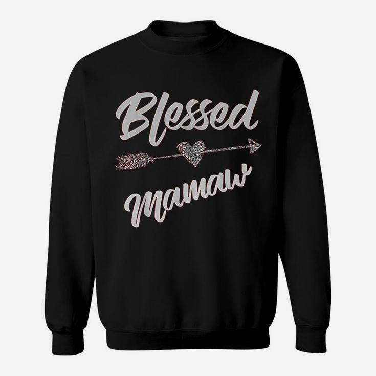 Blessed Mamaw Thanksgiving Funny Mother Wife Gift Sweat Shirt