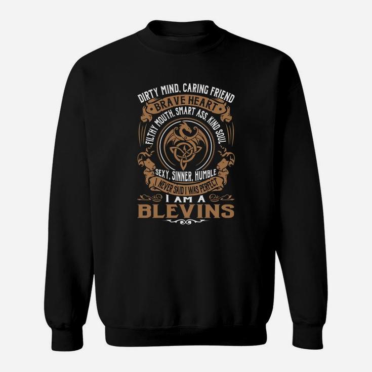 Blevins Brave Heart Dragon Name Shirts Sweat Shirt
