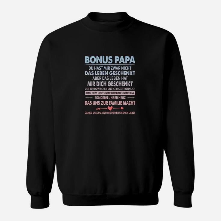 Bonus Papa Dankeschön Sweatshirt, Liebevolle Botschaft