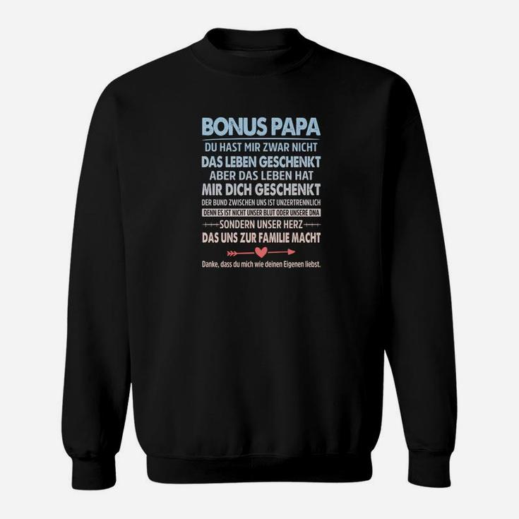 Bonus Papa Sweatshirt, Lustiges Stiefvater-Design