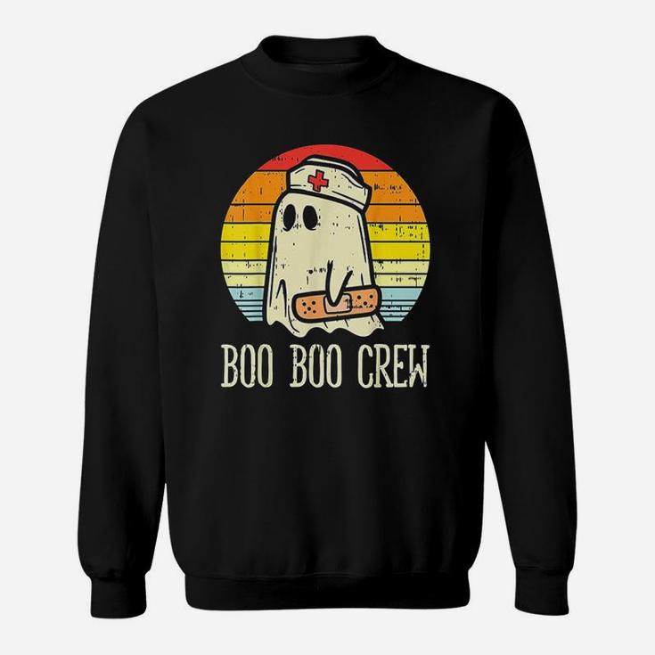 Boo Boo Crew Nurse Retro Halloween Sweat Shirt